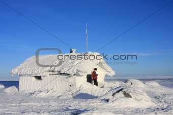 Winter in Lillehammer mountain