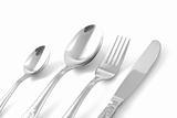 tableware (fork, knife and spoon)