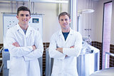 Portrait of scientists with arms crossed