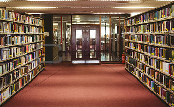 Entrance of the college library