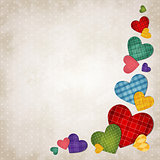 Colored hearts