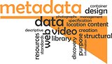 word cloud - metadata