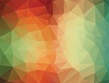 2D Abstract geometric colorful triangle background