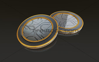 digital max coins black