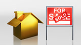 gold house for sale sold