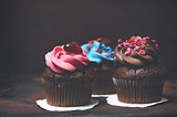  Cupcake with Mini-Hearts 