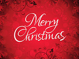 abstract artistic chrtistmas text background