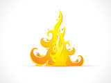 abstract artistic detailed flame background