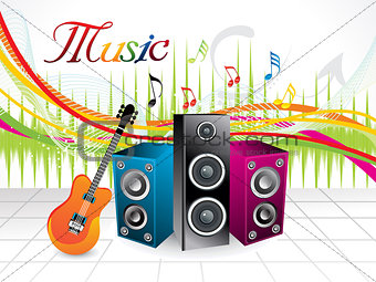 abstract artistic musical background 