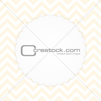 Yellow greeting card template