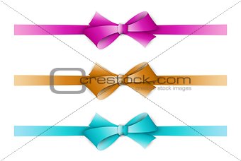 collection of the three ribbons
