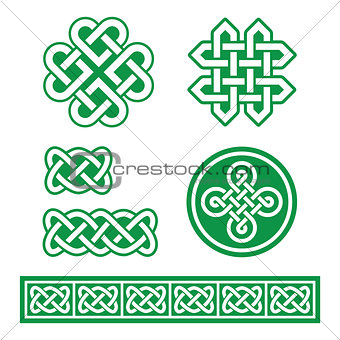 Celtic Irish patterns and braids - St Patrick's Day