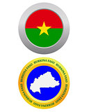 button as a symbol BURKINA FASO