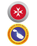 button as a symbol MALTA