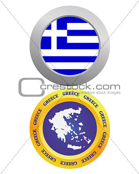 button as a symbol of Greece