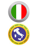 button as a symbol of Italy