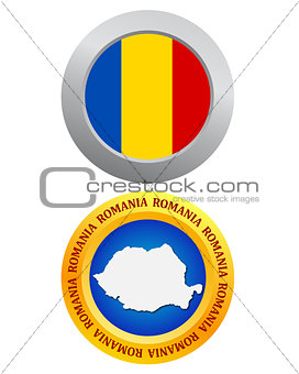 button as a symbol ROMANIA