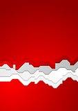 Bright red contrast vector background
