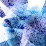 Abstract blue grunge vector background