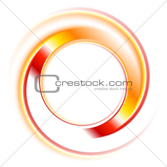 Abstract vector circles logo background