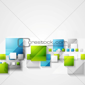 Shiny hi-tech green and blue vector background