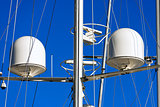 Radar and Communication Tower on a Yacht