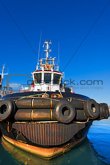 Tugboat in the Harbor