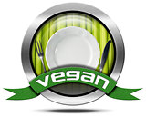 Vegan - Metal Icon