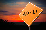 ADHD on Warning Road Sign