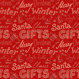Hand-drawn seamless background texture for christmas gifts packaging