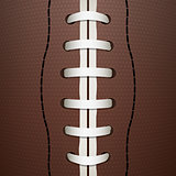 American Football Closeup Background Illustration
