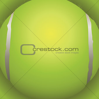 Tennis Ball Closeup Background Illustration