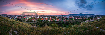 Panorama of the City of Nitra