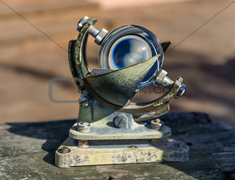Vintage sea navigation instrument