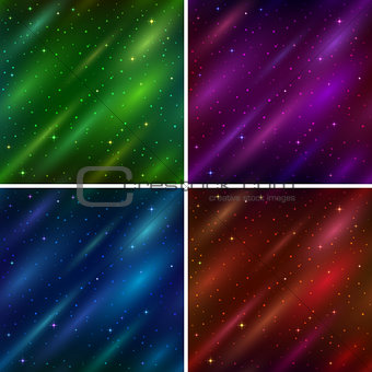 Set empty space seamless backgrounds