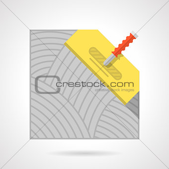 Colorful vector icon for flooring