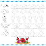 Connect the dots number of images - exercise for kids