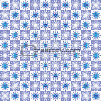 Winter abstract geometric seamless pattern