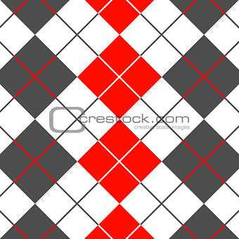 Background with diamonds suitable for shirt, red, grey and white colors