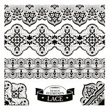 Set of lace patterns