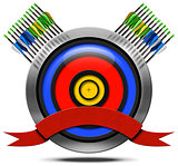 Archery Metal Icon