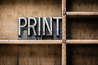 Print Letterpress Type in Drawer