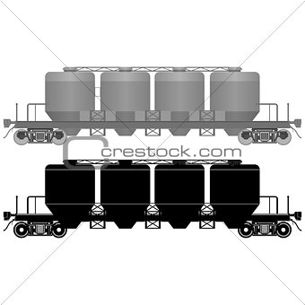 Railway carriage for bulk cargo-3