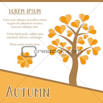 Autumn season card