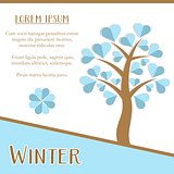 Winter season card