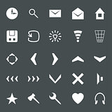 Flat icons set