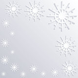 Abstract Christmas background with snowflakes, winter wallpaper, eps10