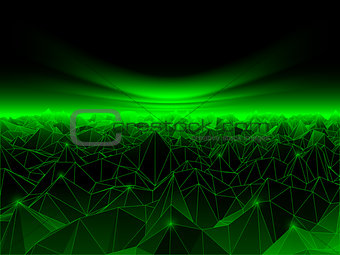 Computer Cyberspace Background