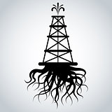 Fracking Rig With Roots