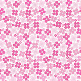 Floral baby girl seamless background pattern